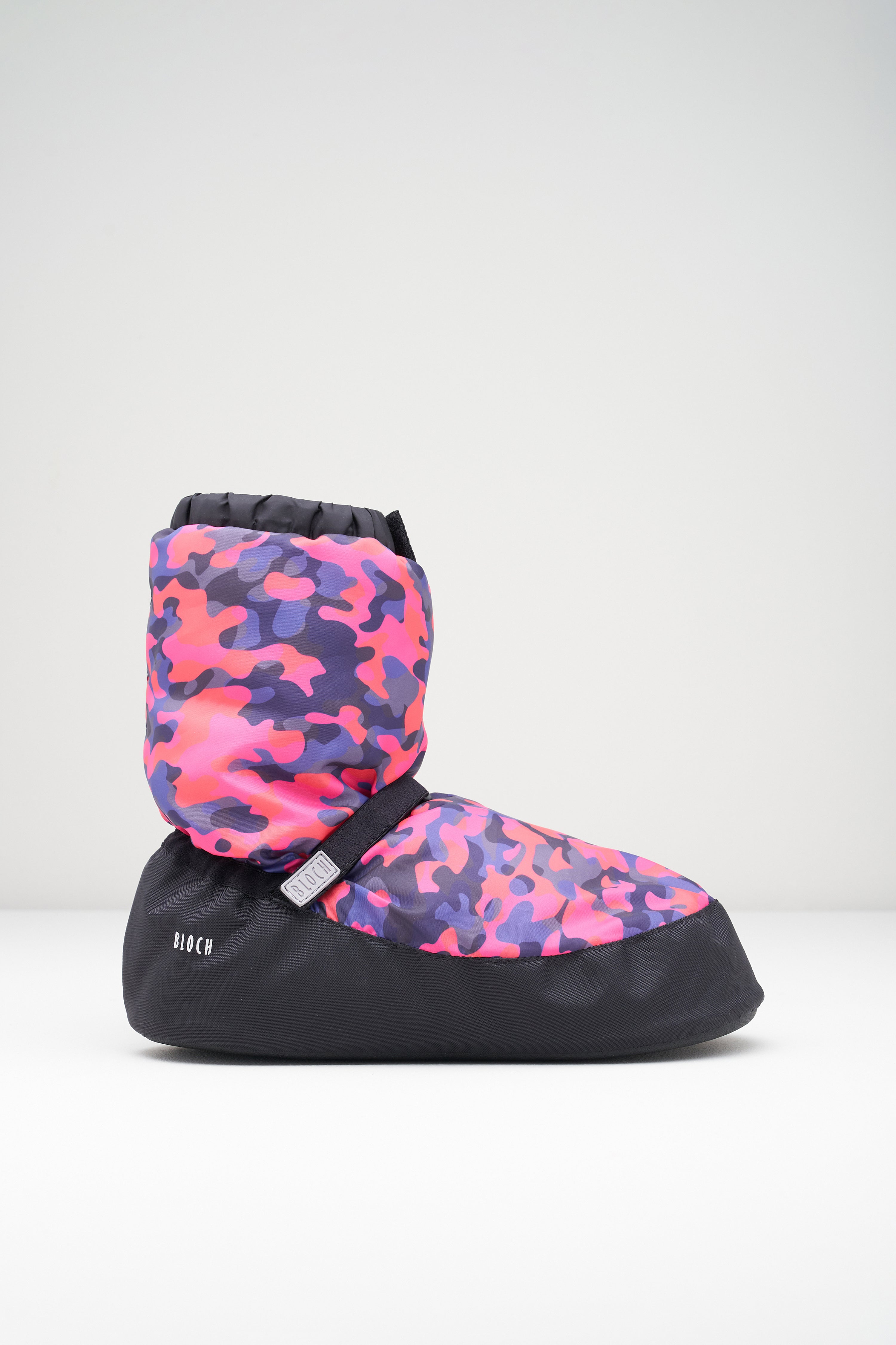 BLOCH Adult Camo Print Warm Up Booties, Pink Camo Print