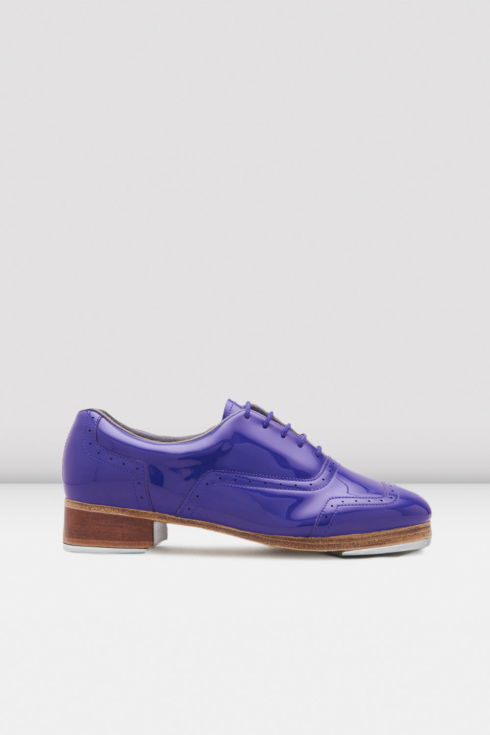 BLOCH Mens Jason Samuels Smith Patent Tap Shoes, Dark Blue Patent