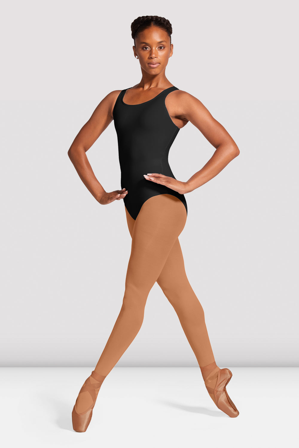 BLOCH Ladies Ballerina Basic Tank Leotard, Black