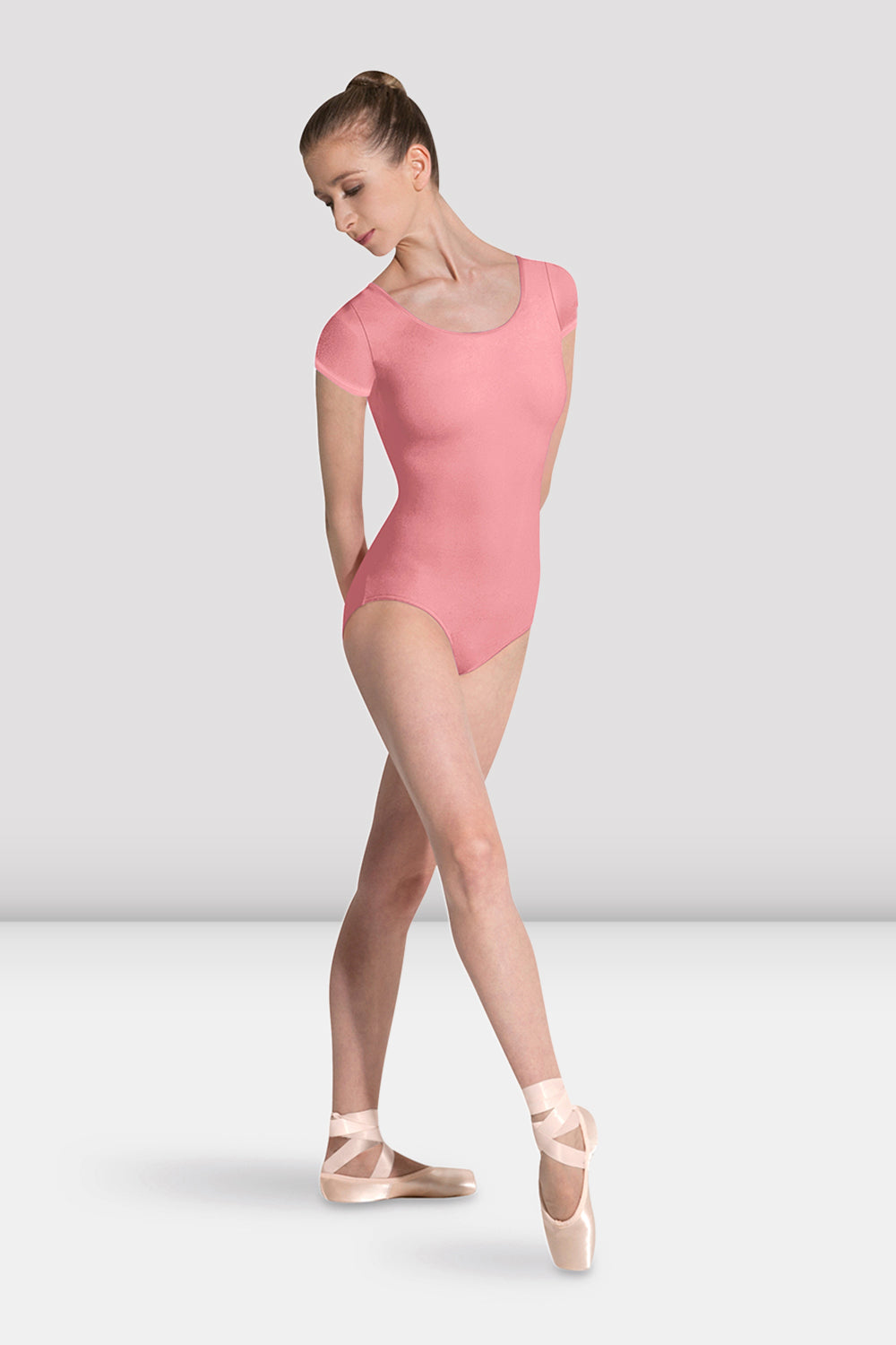 BLOCH Ladies Betri Cap Sleeve Leotard, Coral