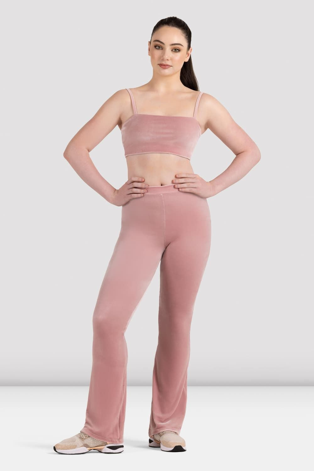 Bloch Luxe Touch Kick Flare Legging, Blush