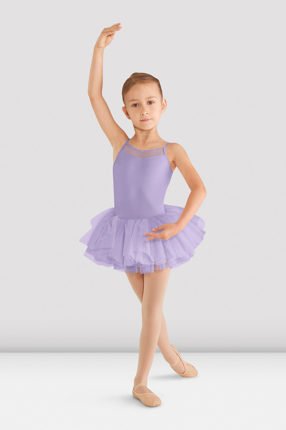 BLOCH Girls Mirella Tutu Leotard, Lilac