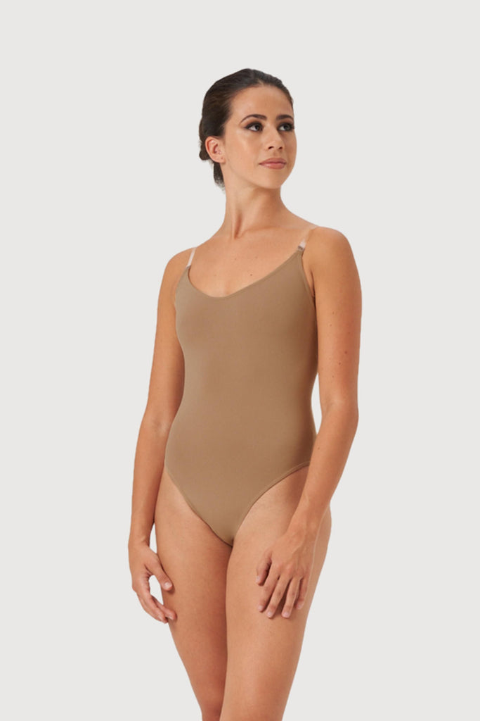 Ladies Estrella Adjustable Strap Bodysuit, Brown – BLOCH Dance UK