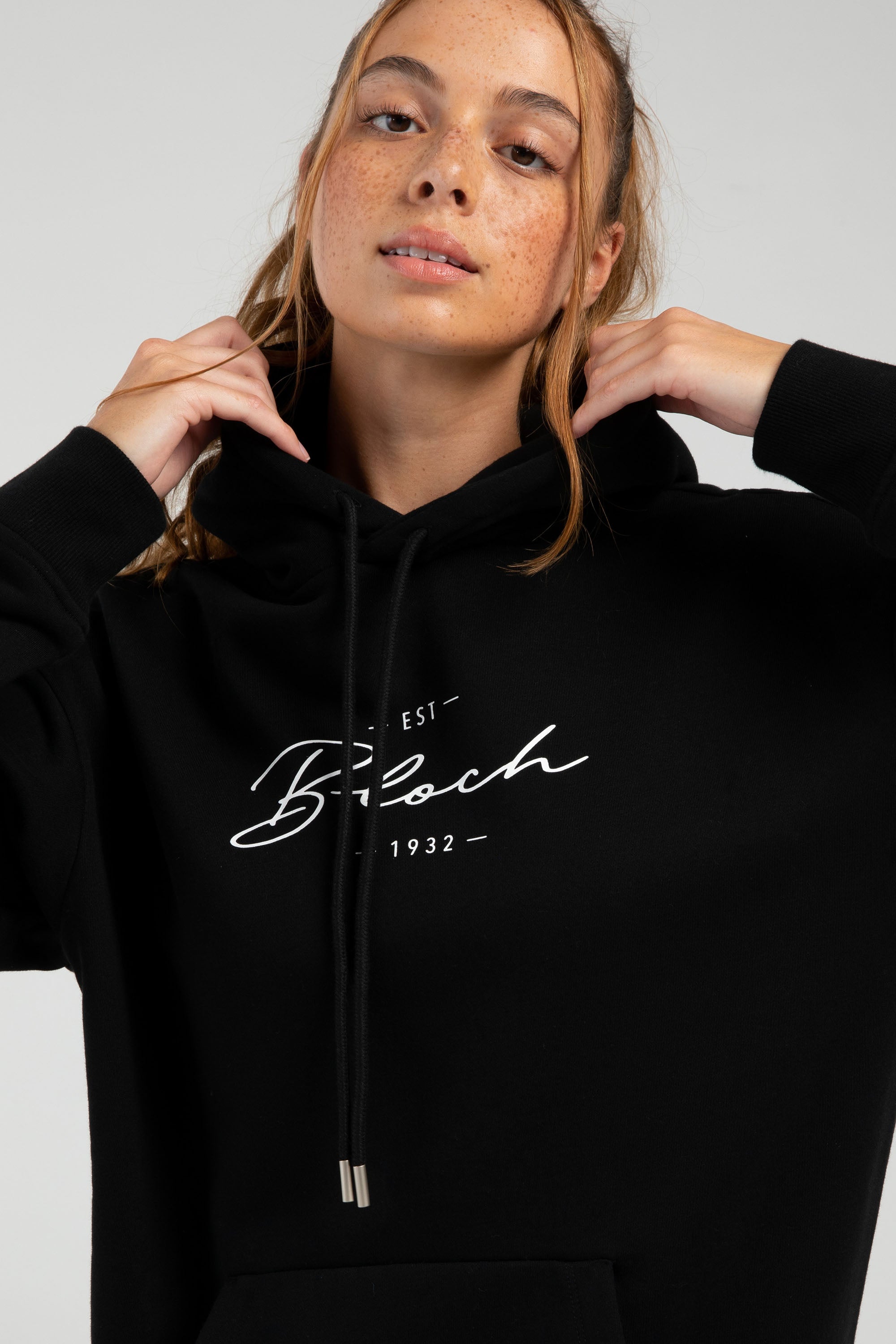 BLOCH Off-Duty Terry Longline Hoodie, Black