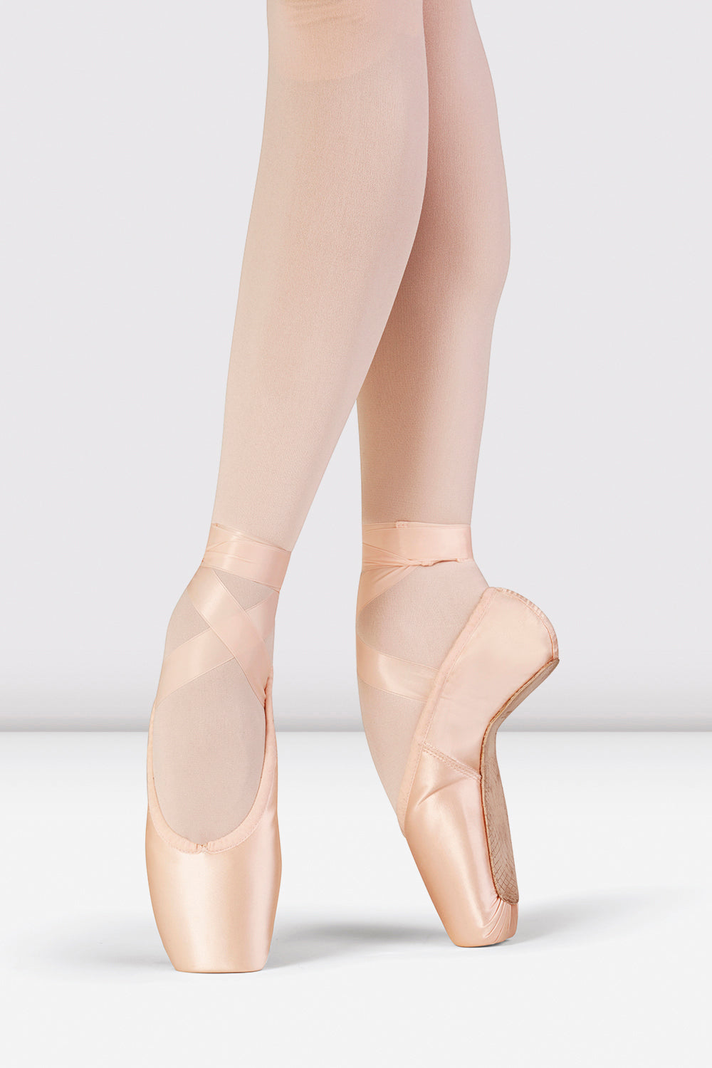 BLOCH Grace Pointe Shoes, Pink Satin