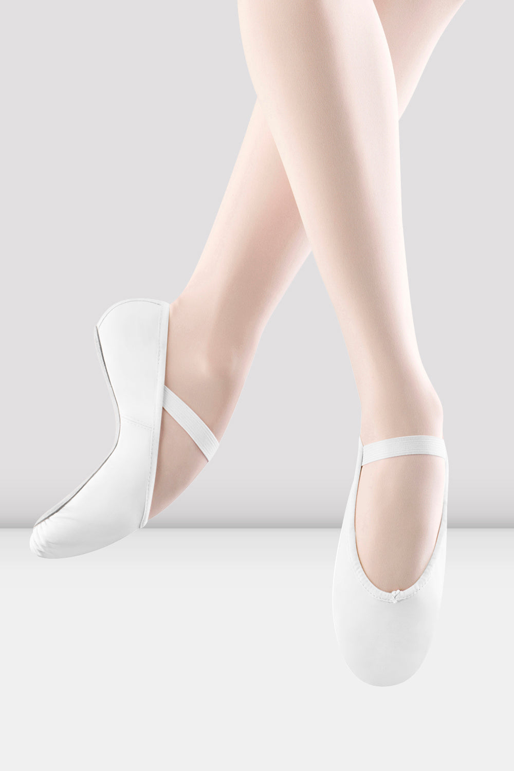BLOCH Ladies Arise Leather Ballet Shoes, White Leather