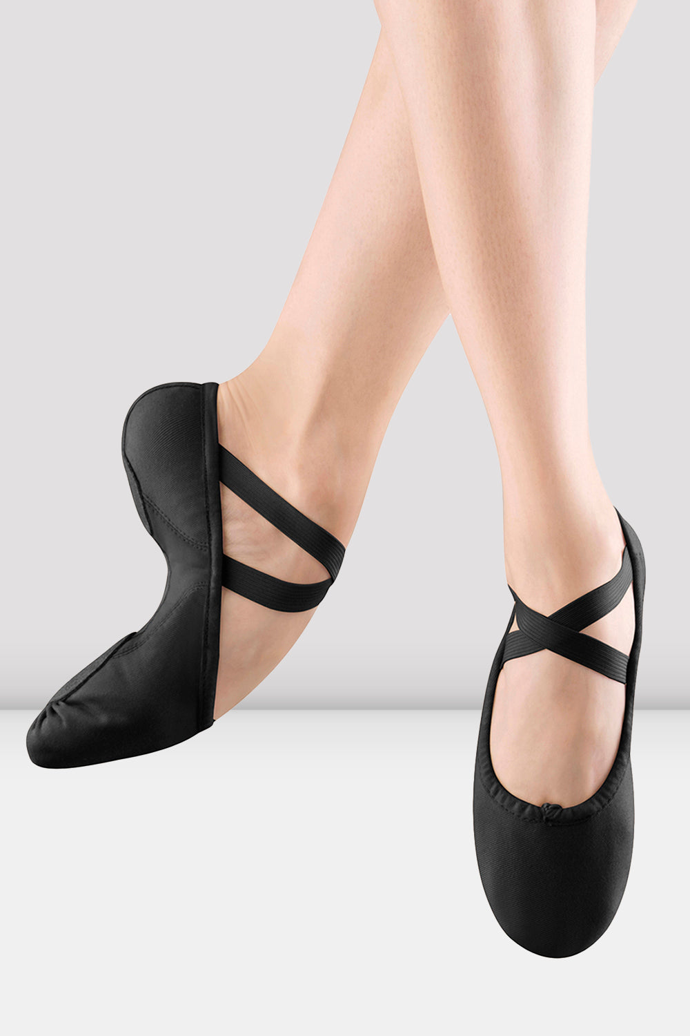 BLOCH Ladies Proflex Canvas Ballet Shoes, Black Canvas