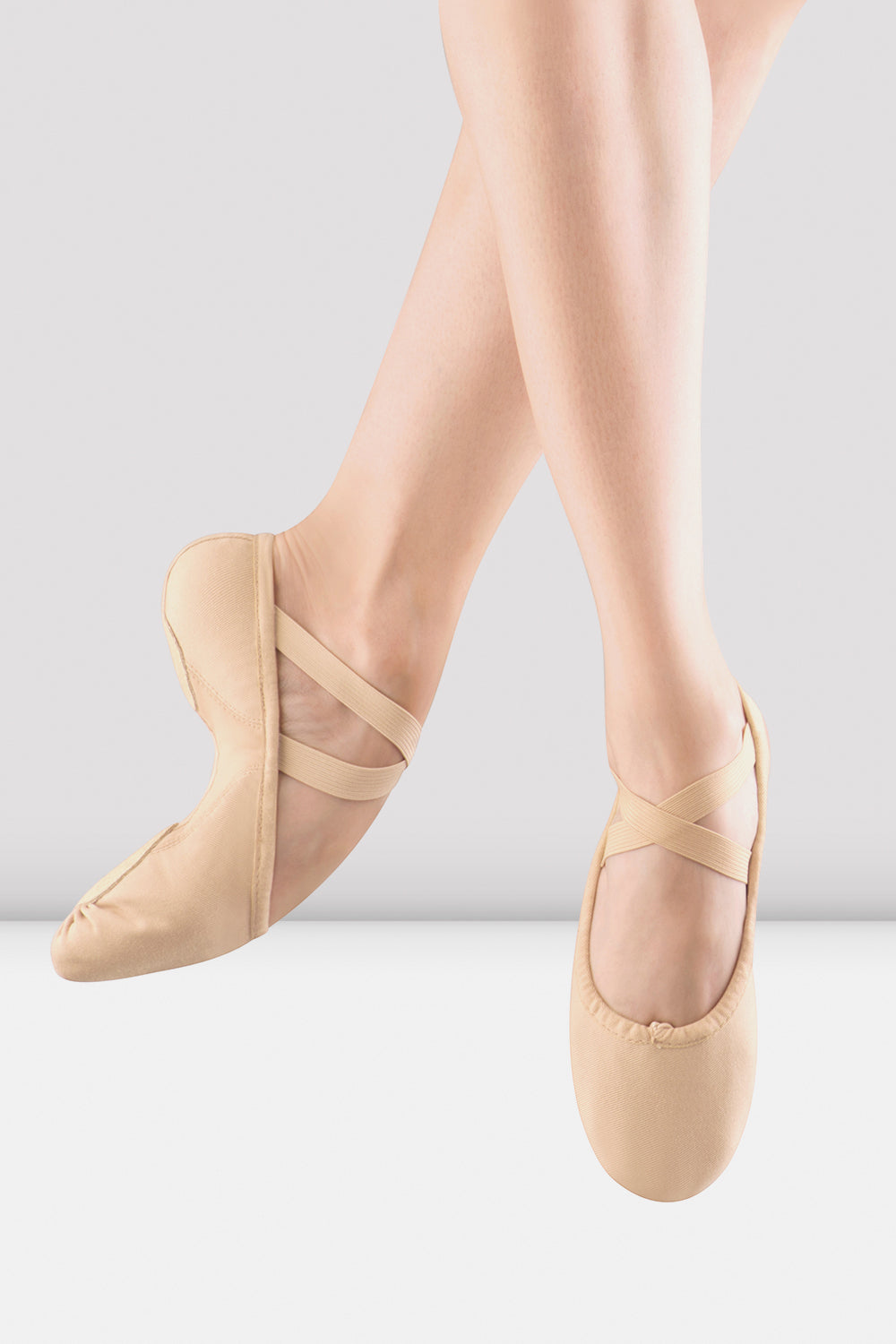 BLOCH Ladies Proflex Canvas Ballet Shoes, Light Sand Canvas