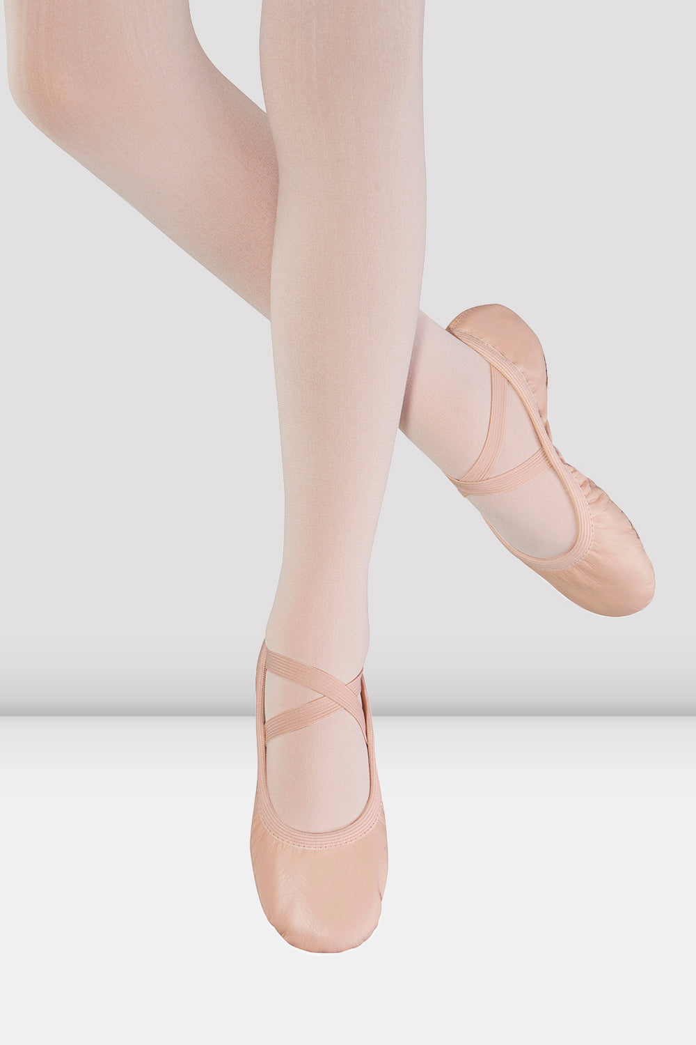 BLOCH Ladies Odette Leather Ballet Shoes, Pink Leather