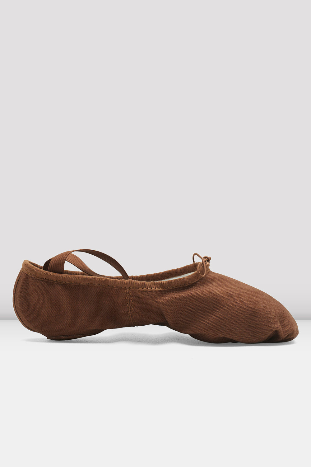 BLOCH Mens Pump Canvas Ballet Shoes, Cocoa Canvas