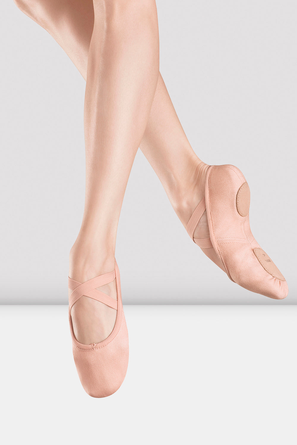 BLOCH Ladies Zenith Stretch Canvas Ballet Shoes, Pink Canvas