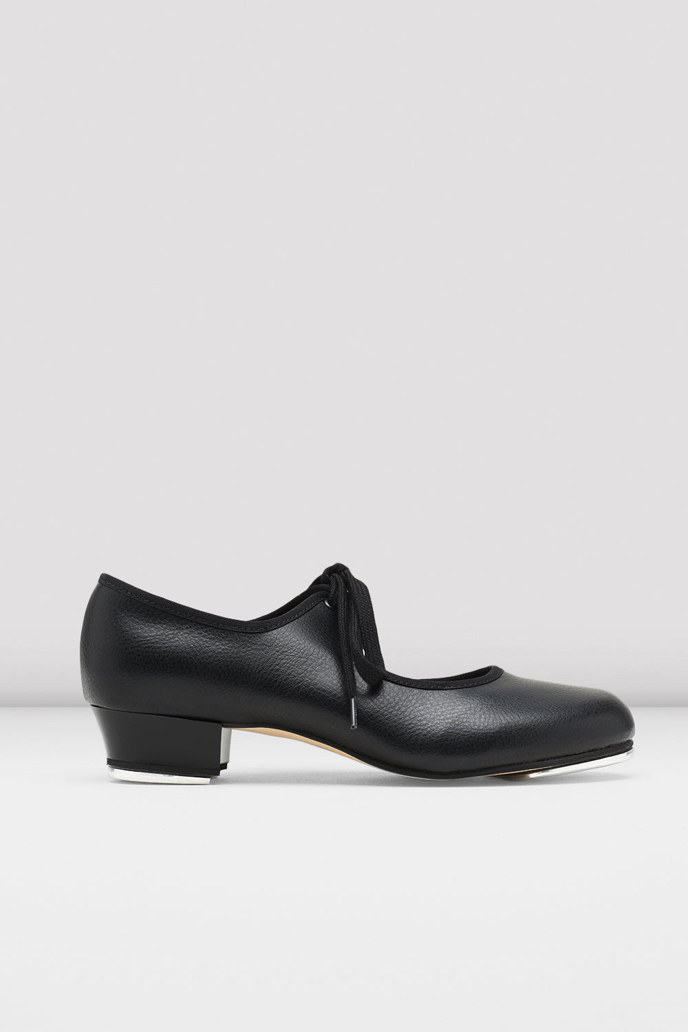 BLOCH Ladies Timestep Tap Shoe, Black Synthetic Leather