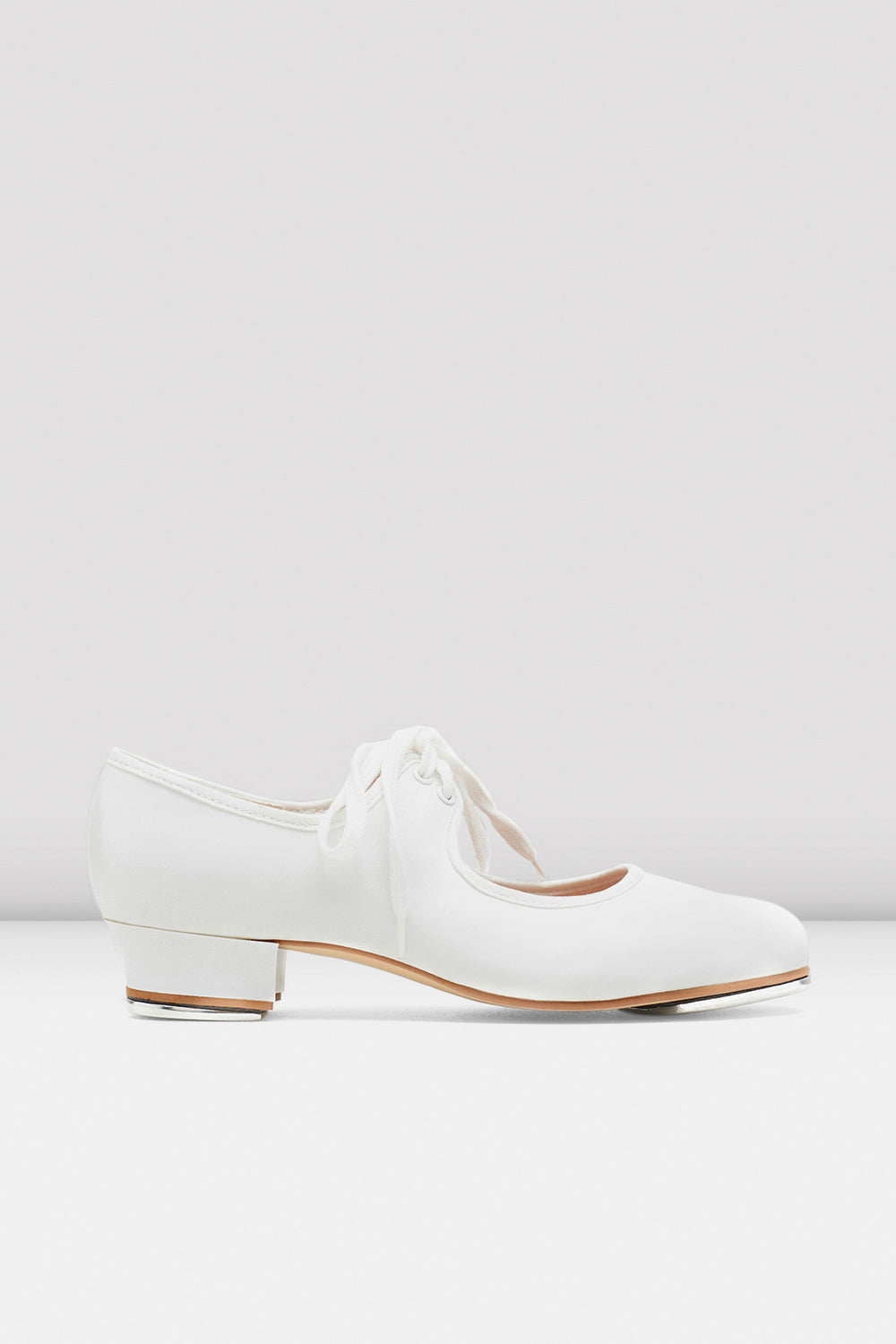 BLOCH Ladies Timestep Tap Shoe, White Synthetic Leather