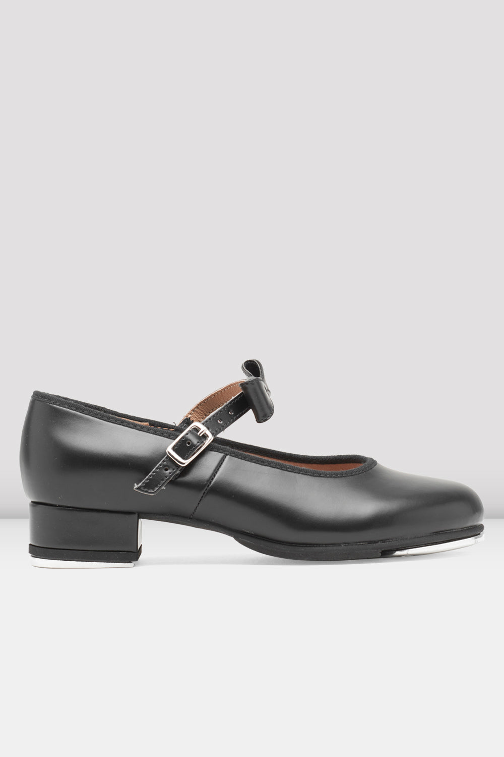 BLOCH Ladies Merry Jane Tap Shoes, Black Synthetic Leather