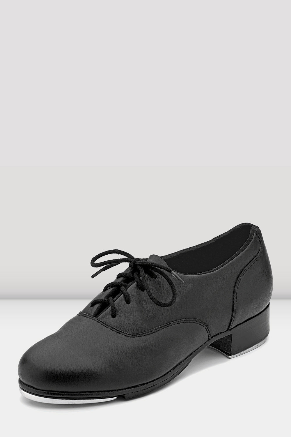 Ladies Respect Leather Tap Shoes, Black 