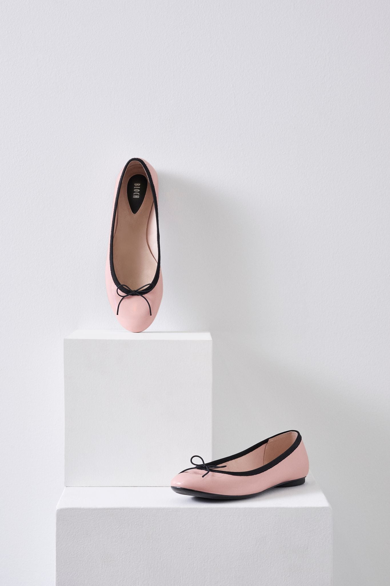 BLOCH Ladies Amalthea Ballet Pumps, Pink Gloss