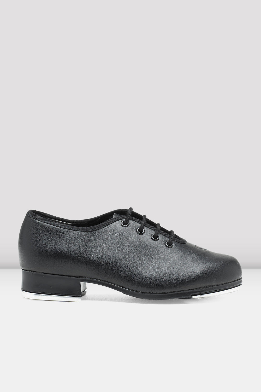BLOCH Ladies Economy Jazz Tap Shoes, Black Synthetic Leather