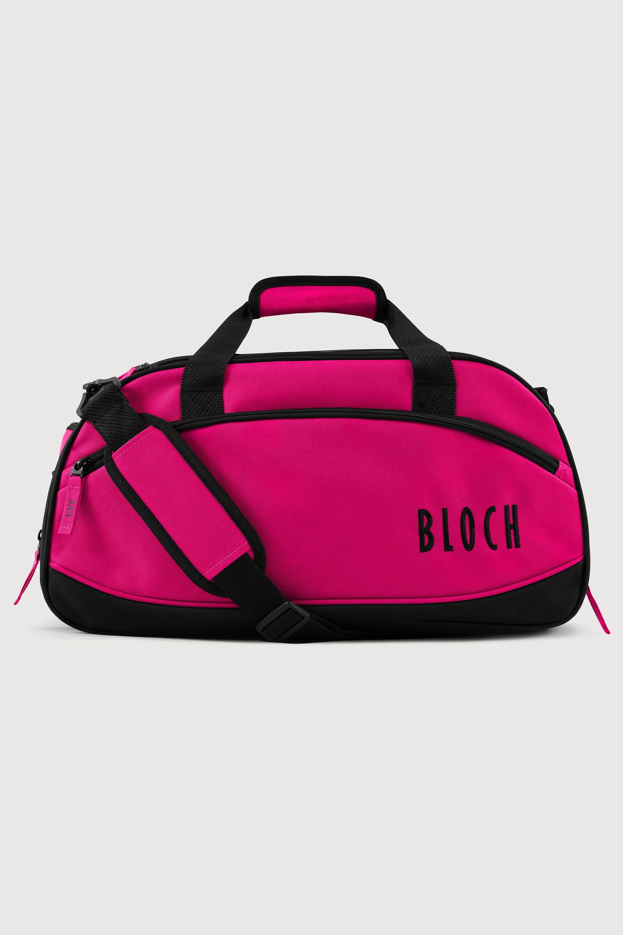 Bloch Two Tone Dance Bag, Fuschia/Black Nylon