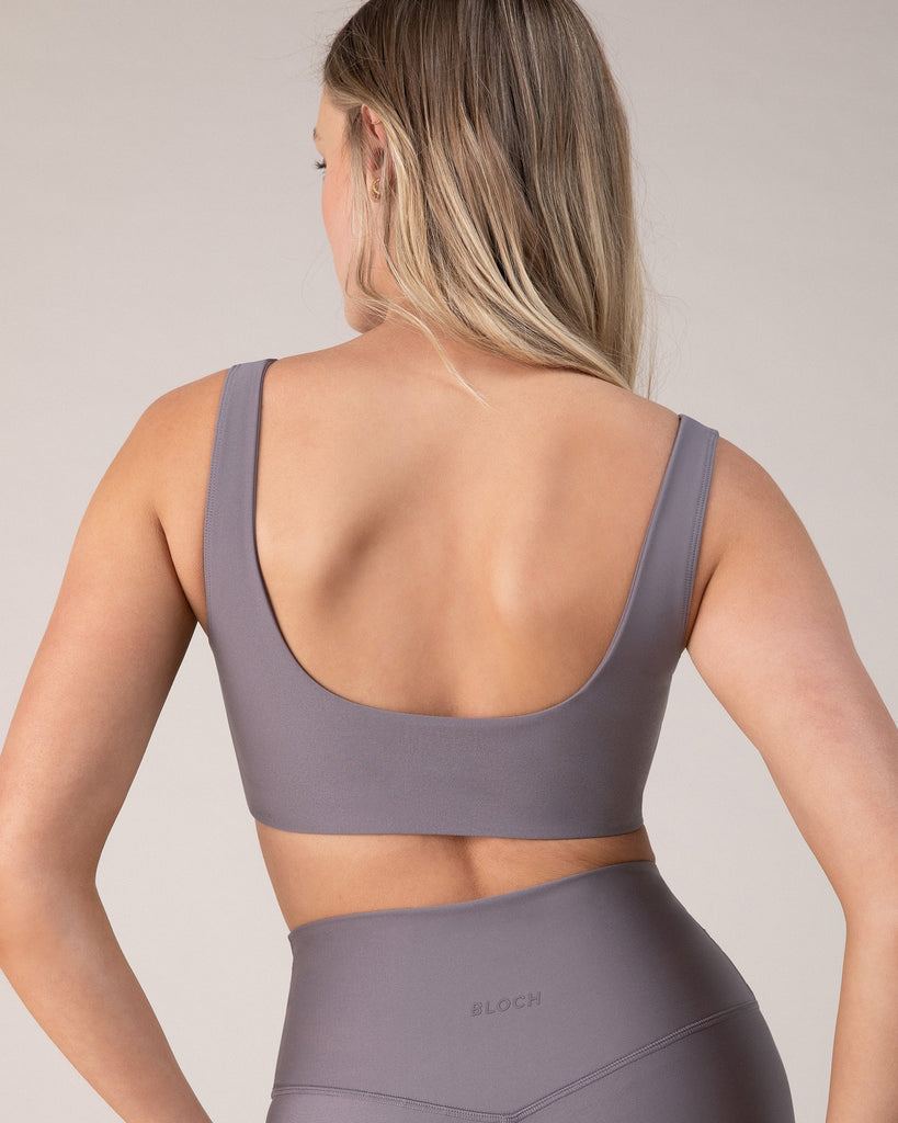 BLOCHsculpt™ Square Neck High Compression Sports Bra - Toffee