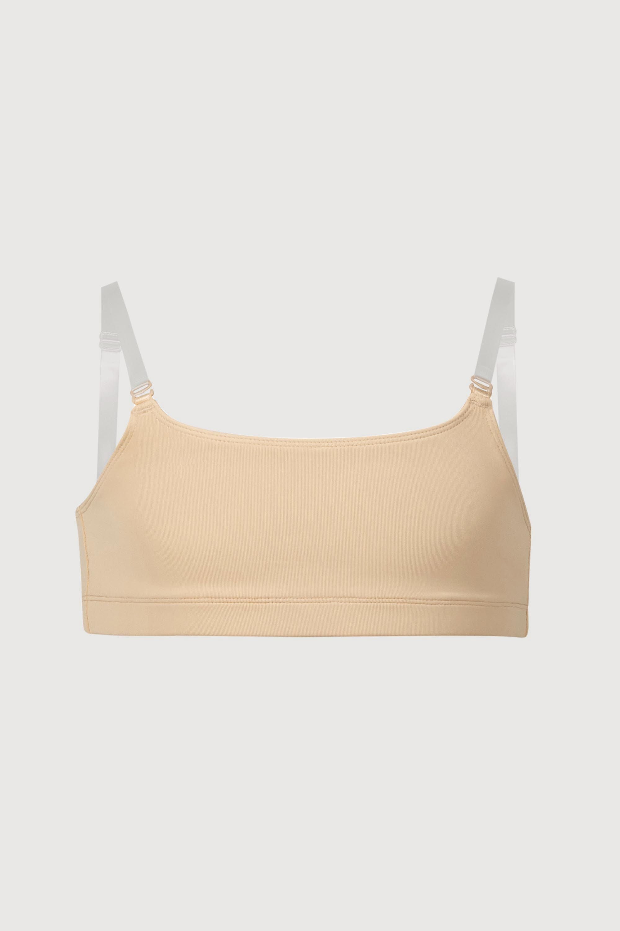 BLOCH Girls Leia Crop Top, Sand