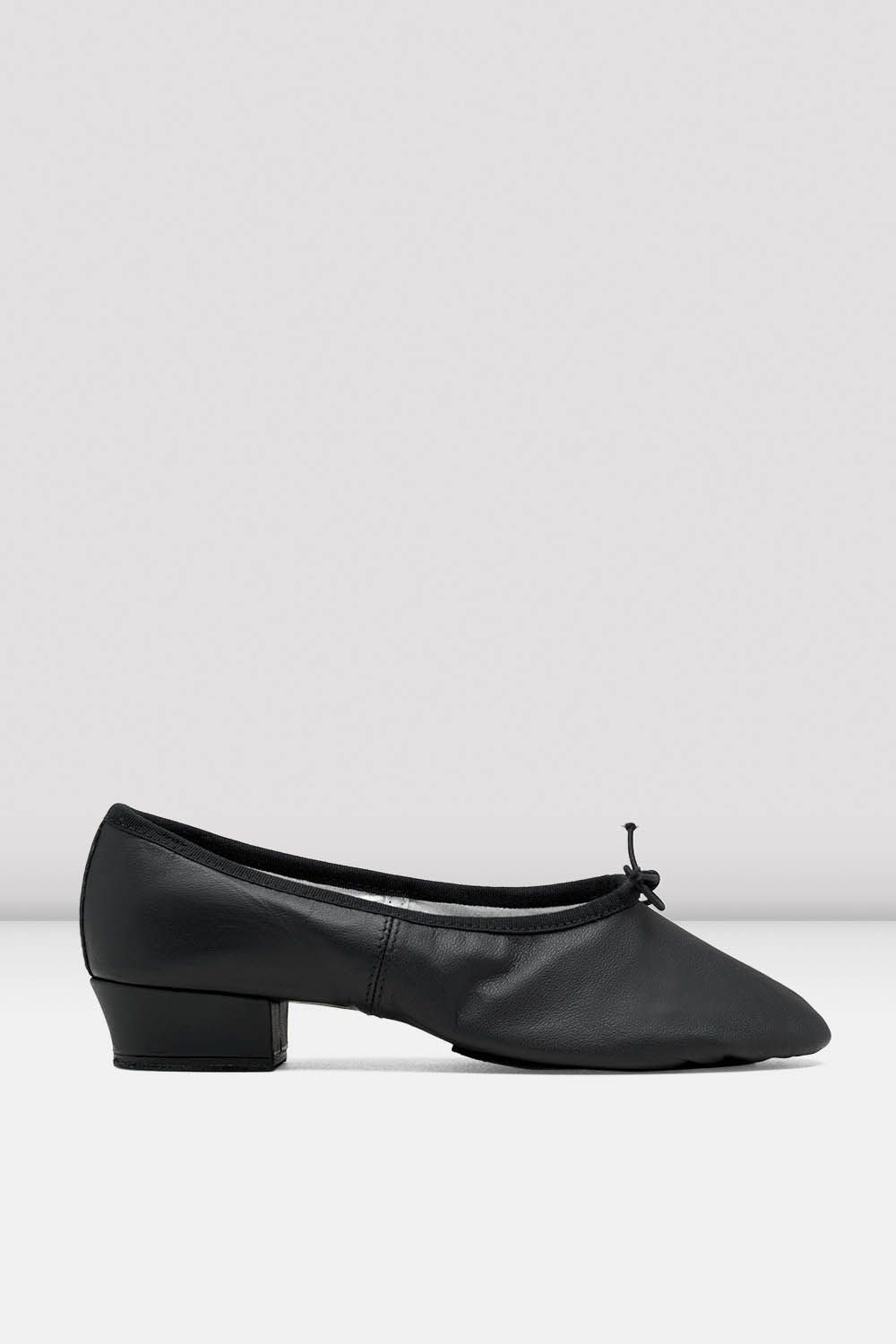 BLOCH Ladies Paris Leather Teaching Shoes, Black Leather