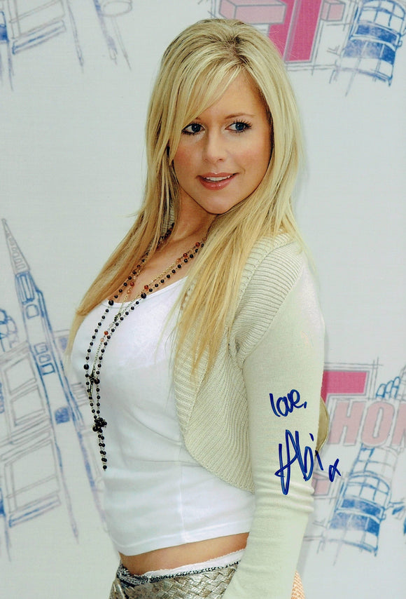 Abi Titmuss Glamour Model 12 X 8 Autographed Picture Extreme