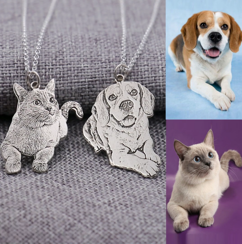 Bridesmaid Gifts Pet Photo Necklace Picture Necklace Personalized Cat –  UrWeddingGifts