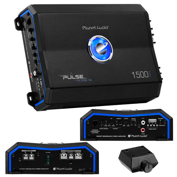 Audio PL15001M 1500 Watt Class AB Monoblock Amplifier Deff Audio