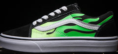 vans old skool flame graffiti