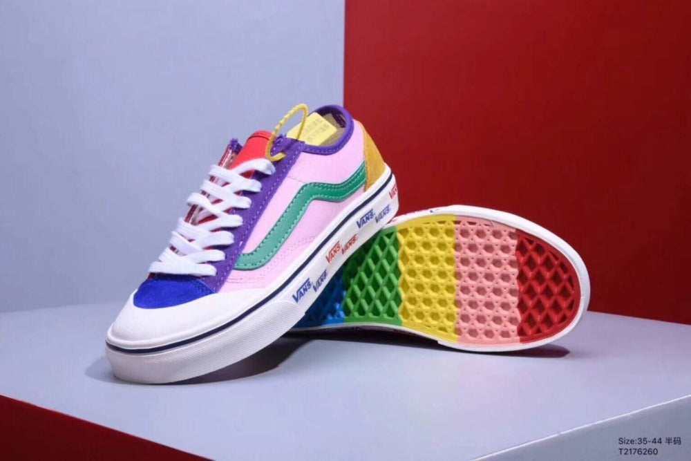 van rainbow shoes