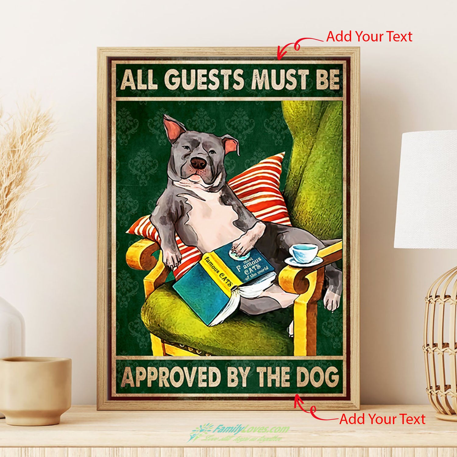 All Guest Musst Be Dog Canvas Prints Posters All Size 1