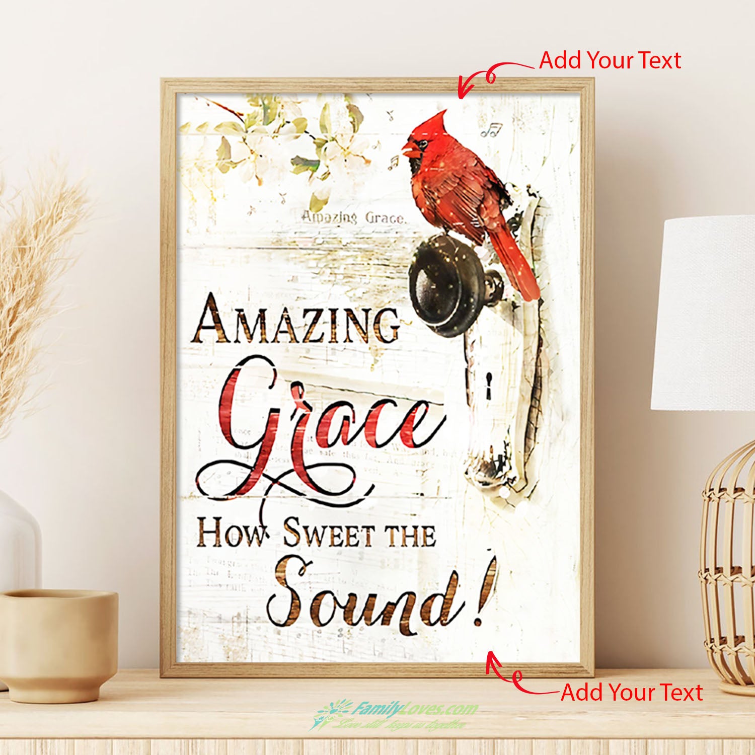 Amazing Grace How Sweet The Sound Poter Canvas 16X20 Poster Light All Size 1