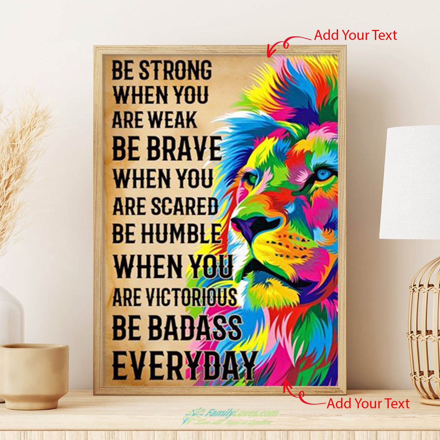 Be Strong When You Are Weak 1 Canvas For Painting White Poster Board All Size 1