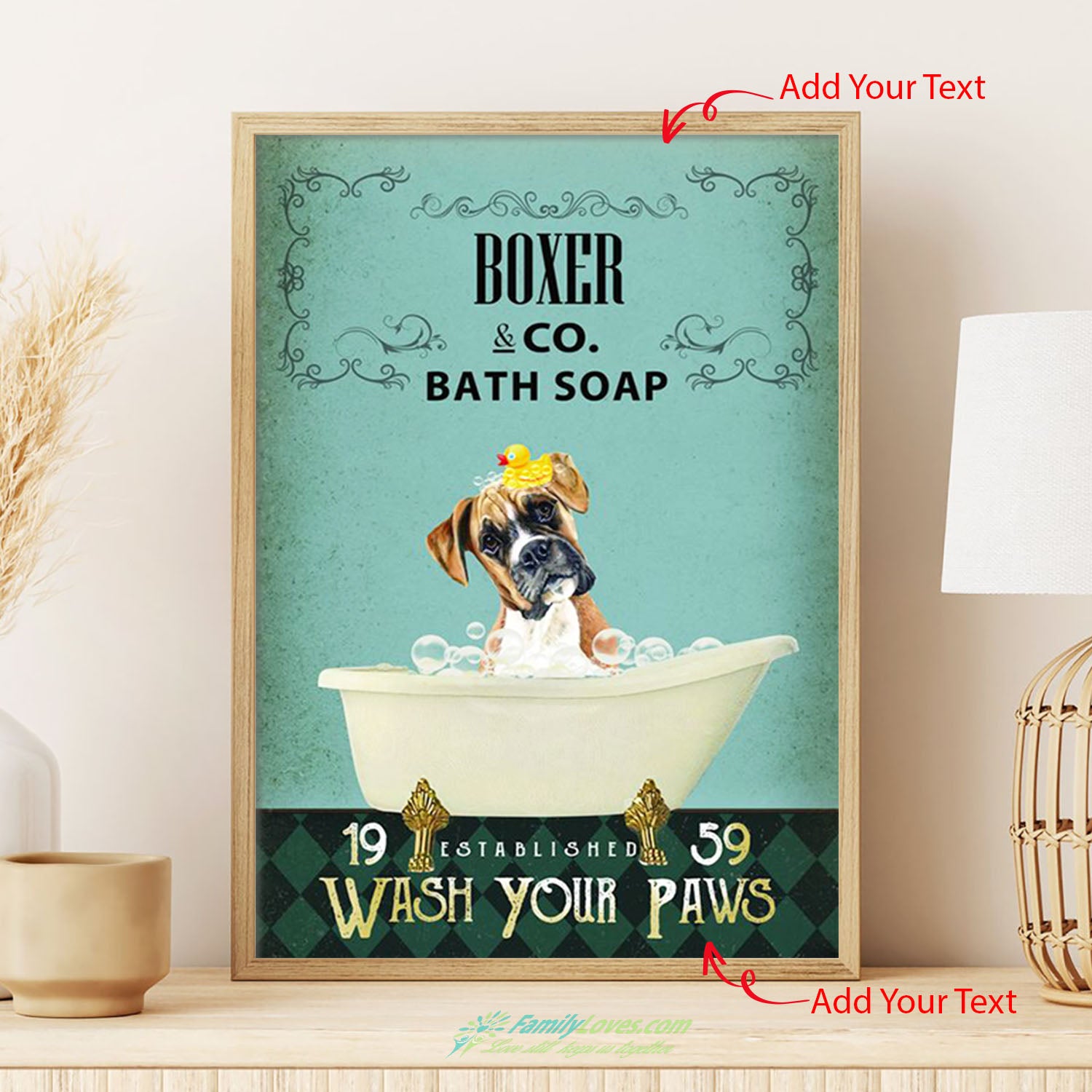 Boxer Co.Bath Soap Canvas 36 X 48 Poster Wall Decor All Size 1