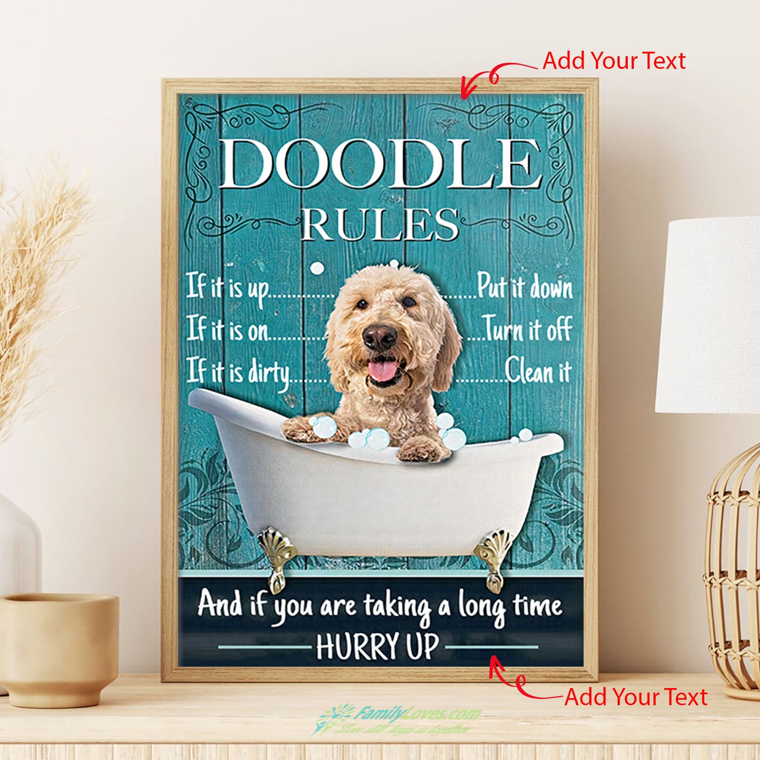 Doodle Dog Canvas 12 X 16 Posters All Size 1