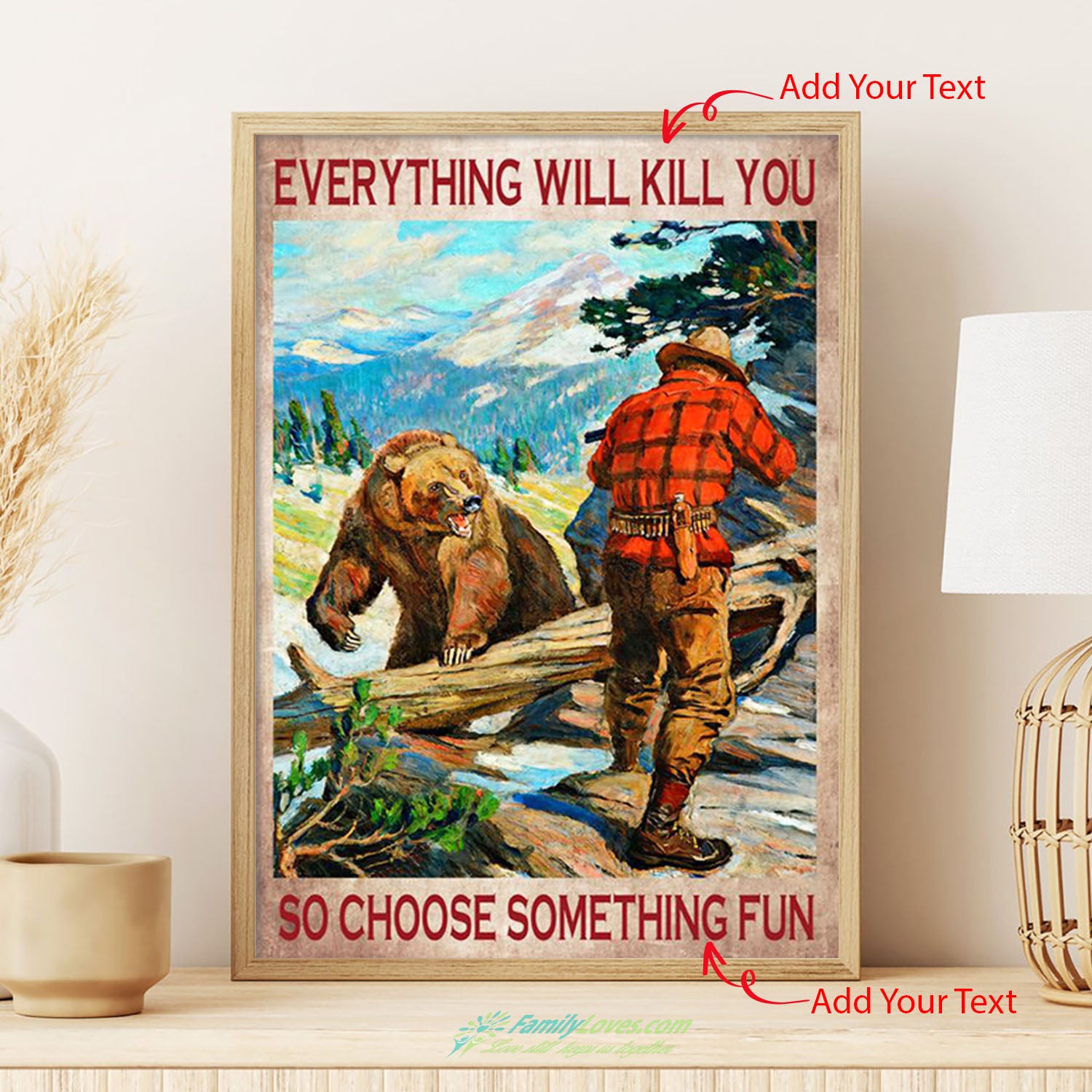 Everything Will Kill You So Choose Somethings Black Canvas For Painting Poster Decor All Size 1
