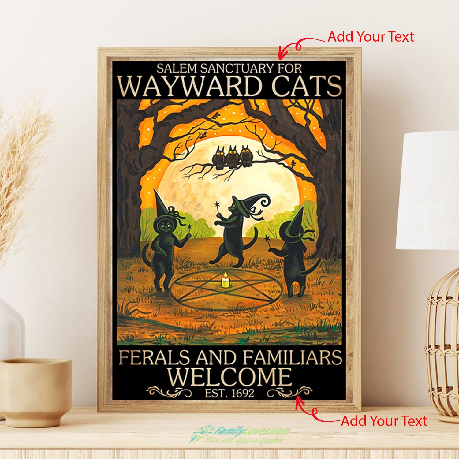 Ferals And Fmailiars Welcome Canvas 16X20 Poster Room Decor All Size 1