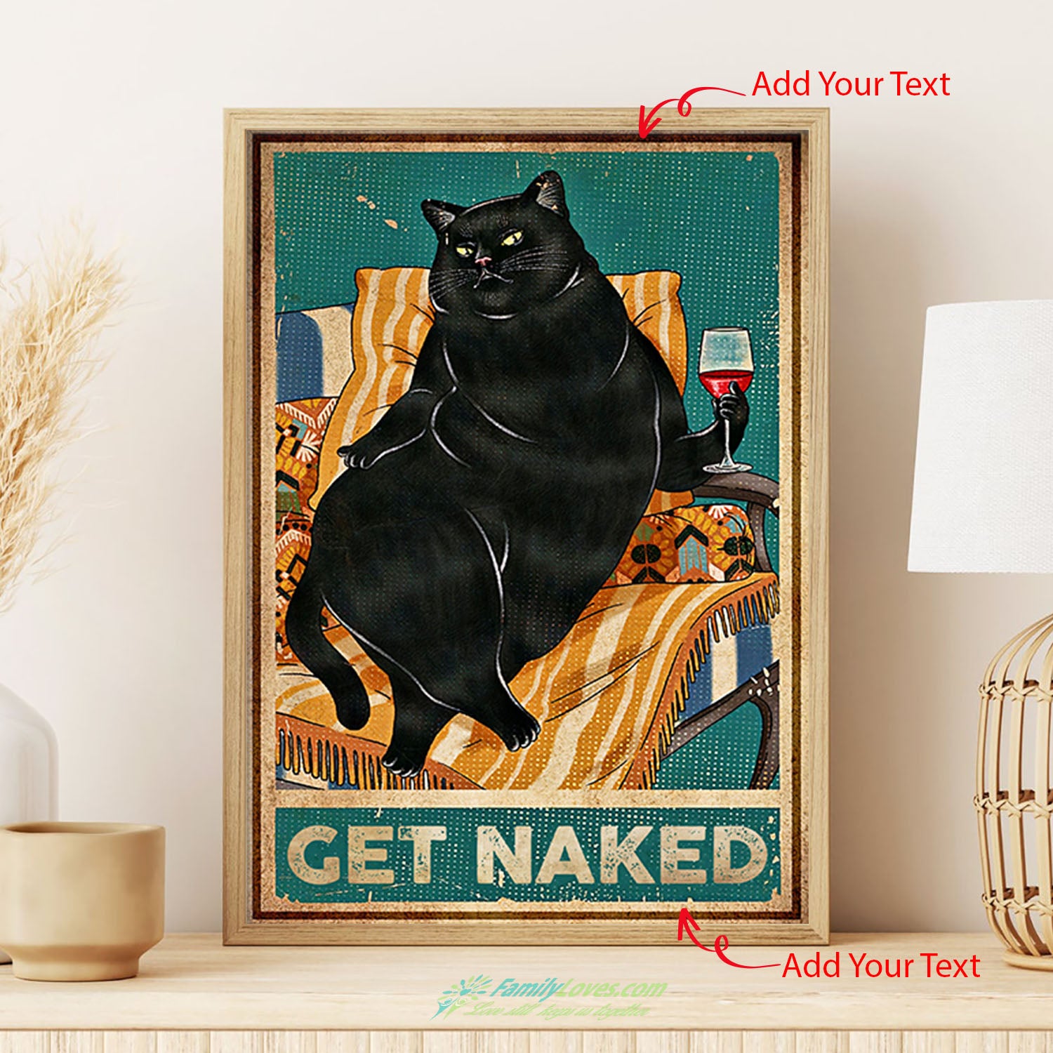 Get Naked Canvas Holder Poster Custom All Size 1