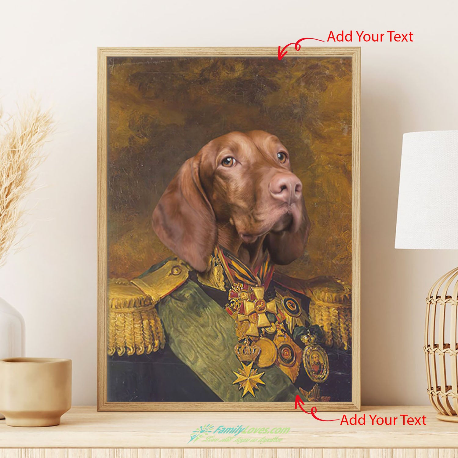 Golden Dog Canvas Art Poster 18X24 All Size 1