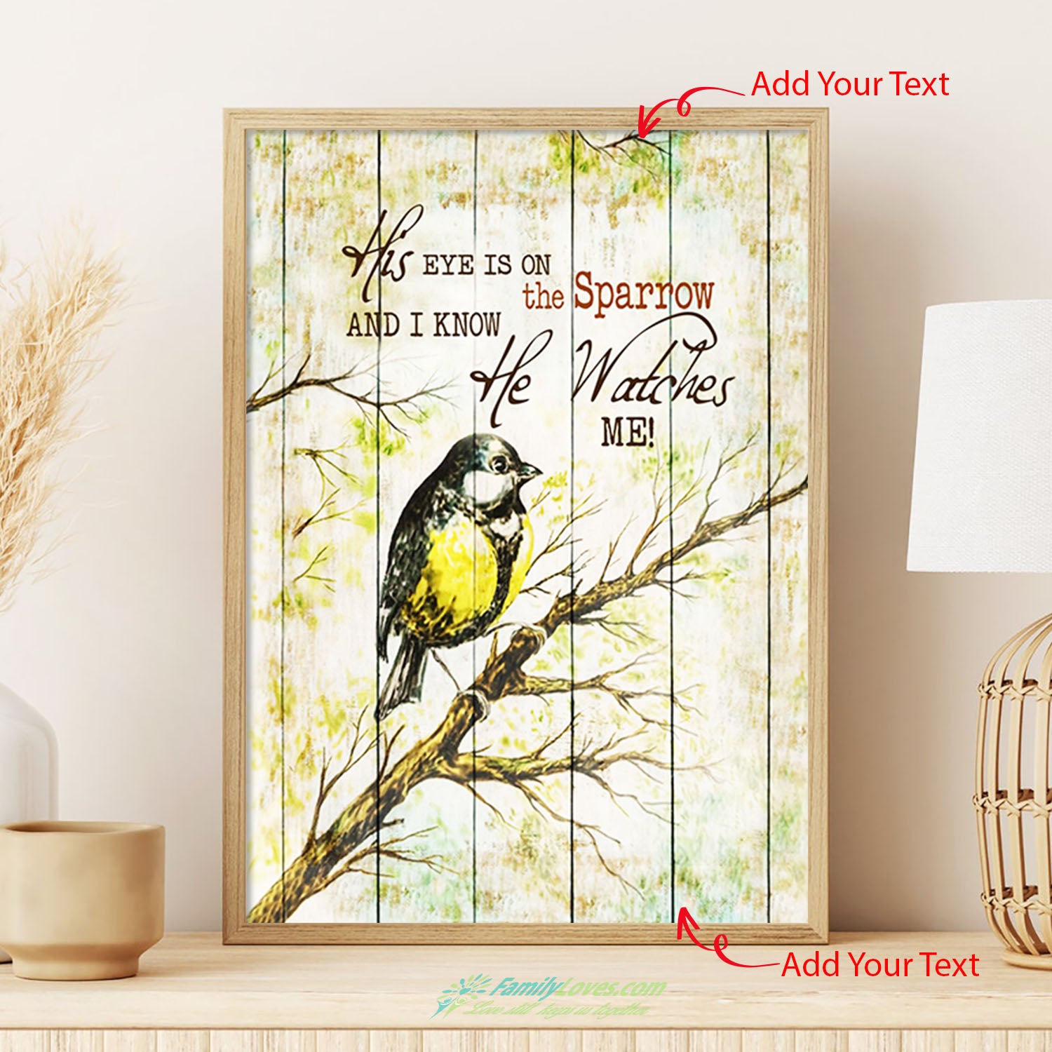His Bye Is Oh The Sparrow Canvas Boards Poster Frames All Size 1