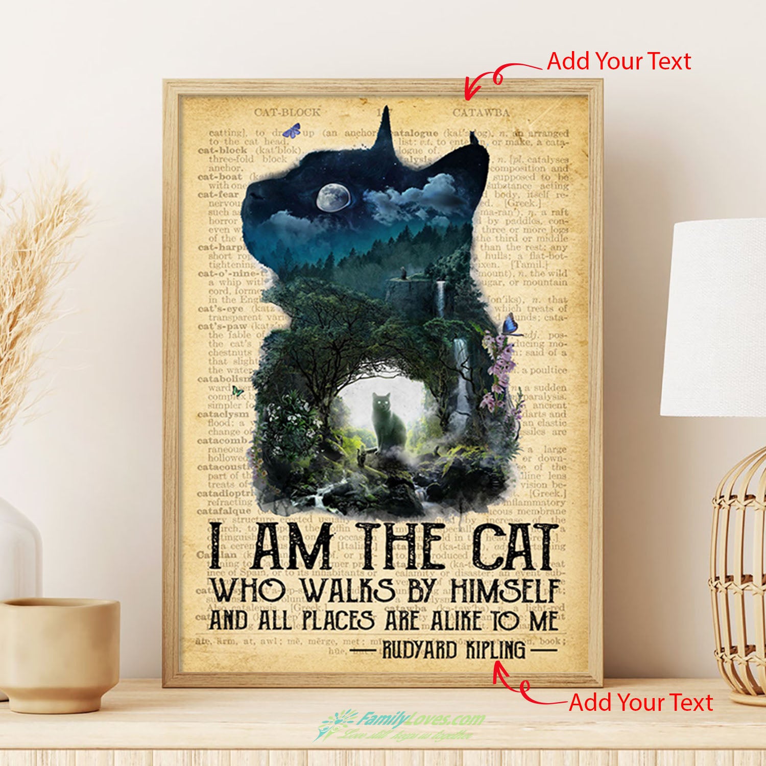 I Am The Cat Canvas Boards Poster Paint All Size 1