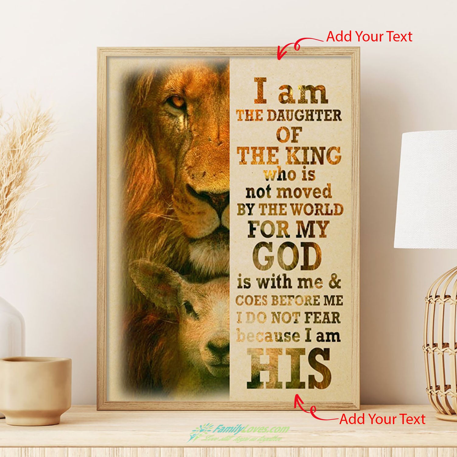I Am The Daughter Of The King Canvas 36 X 48 Poster 24X36 All Size 1