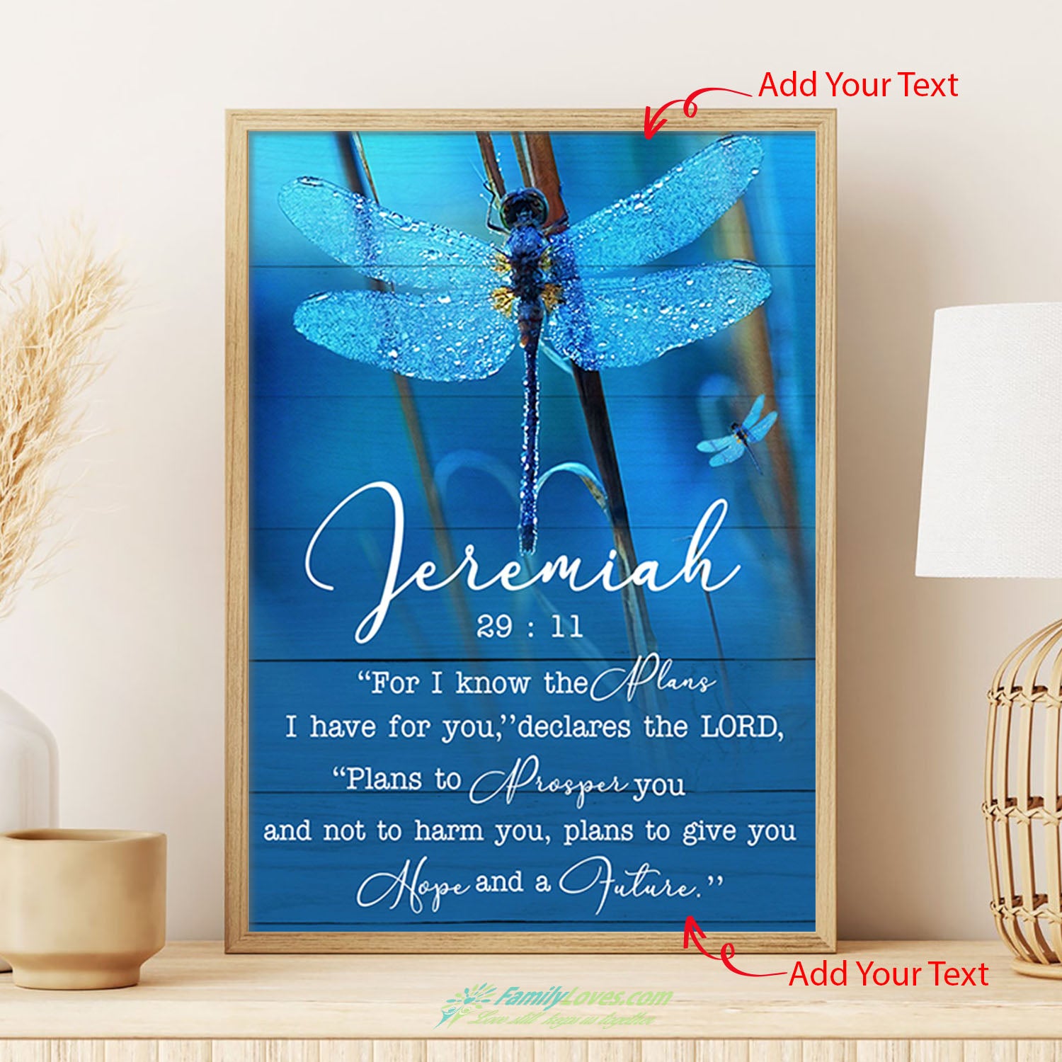 Jeremiah 29 11 For I Know The Plans I Have For You Declares The Lord Bible Canvas Large Posters All Size 1