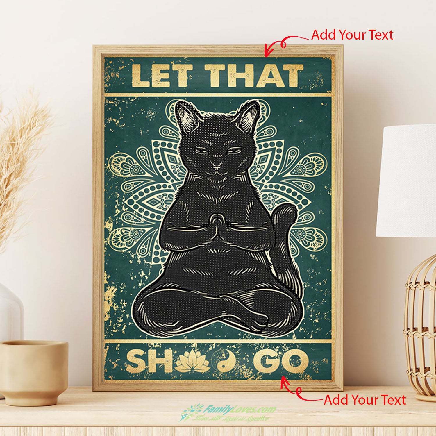 Let That Sho Go Cat Canvas 18X24 Poster Room Decor All Size 1