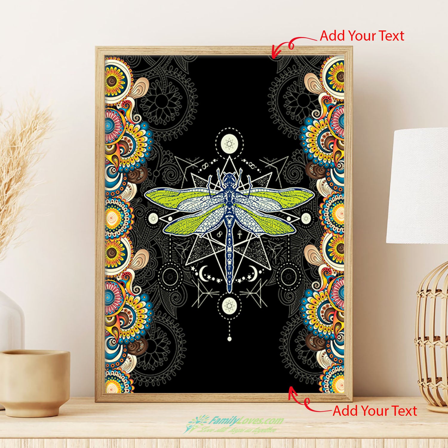 Mandala Canvas Paint Poster Decor All Size 1