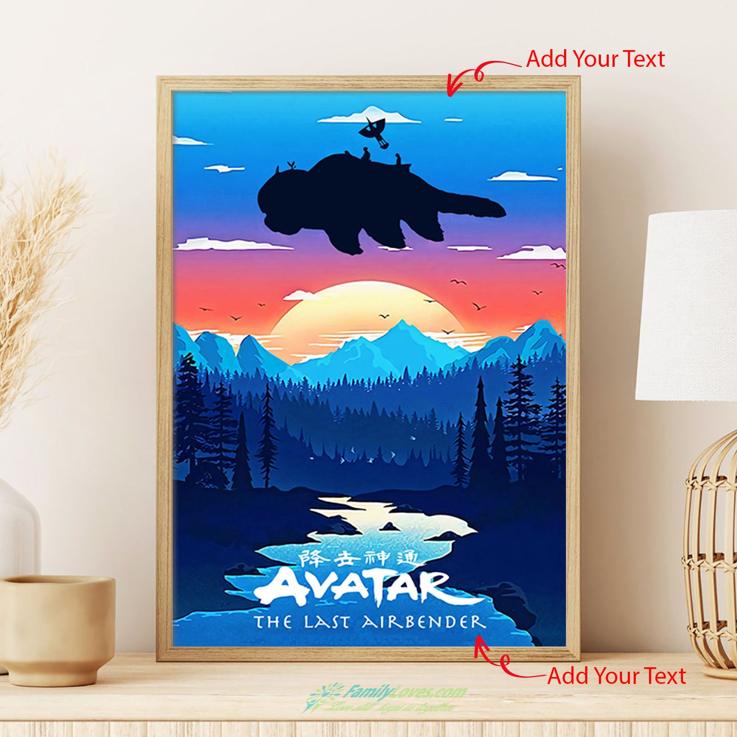 Minimalist Avatar The Last Airbender Film Full Printing Large Canvas Wall Art Posters All Size 1