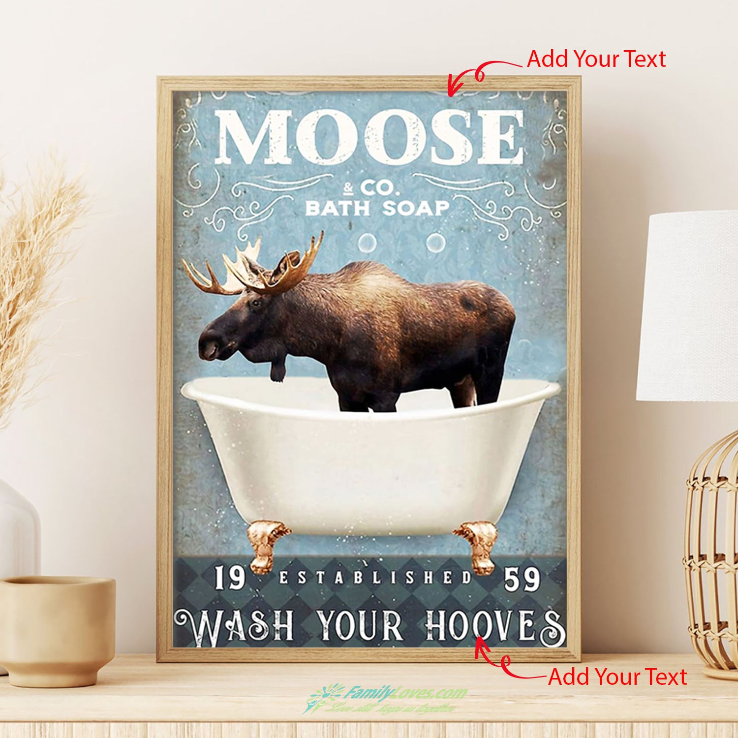 Moose And Co Bath Soap Wash Your Hooves Black Canvas For Painting Poster Frames All Size 1