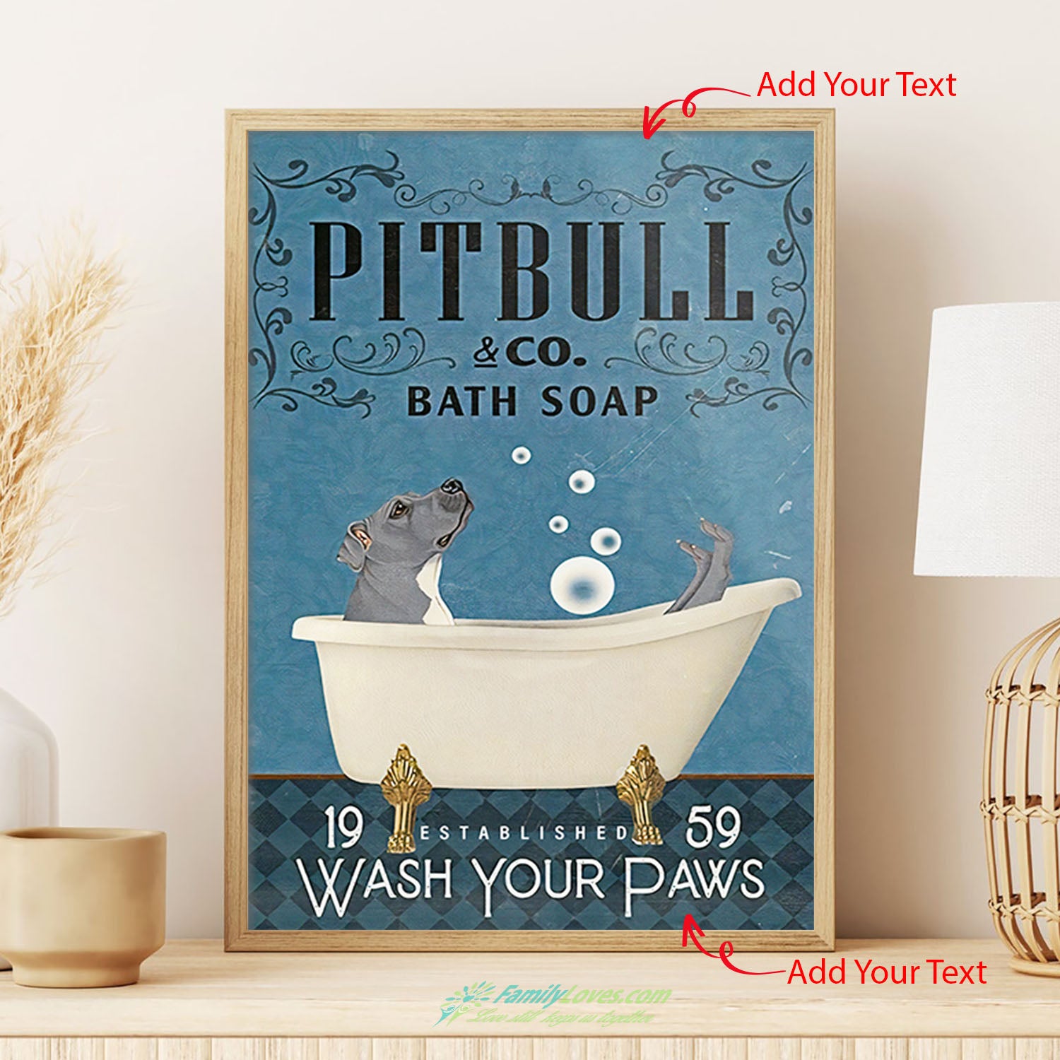 Pitbull Co Math Soap Canvas Frame Poster Frames All Size 1