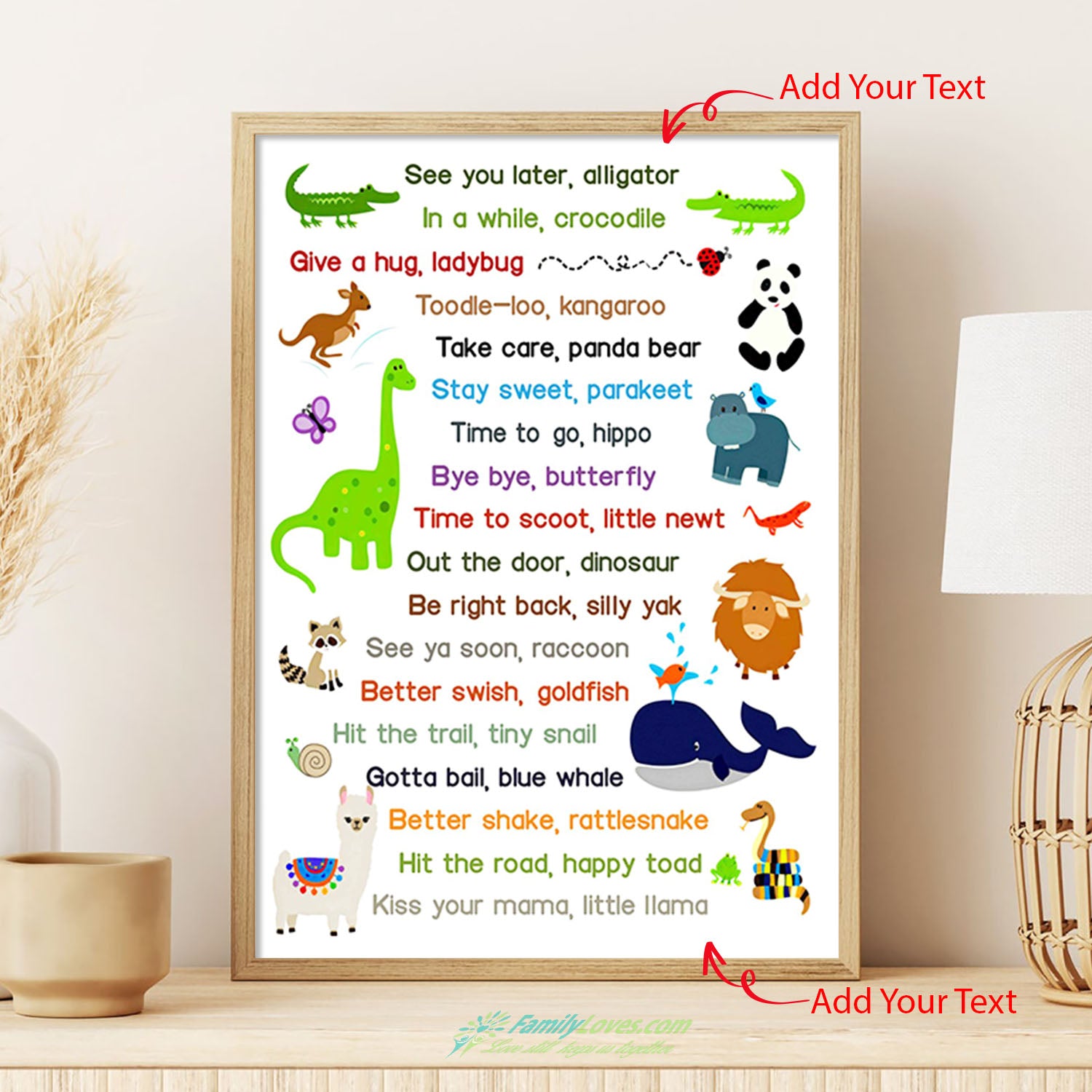 See You Later Alligator Animals Teacher Wal Art Canvas Prints Poster 36X48 All Size 1