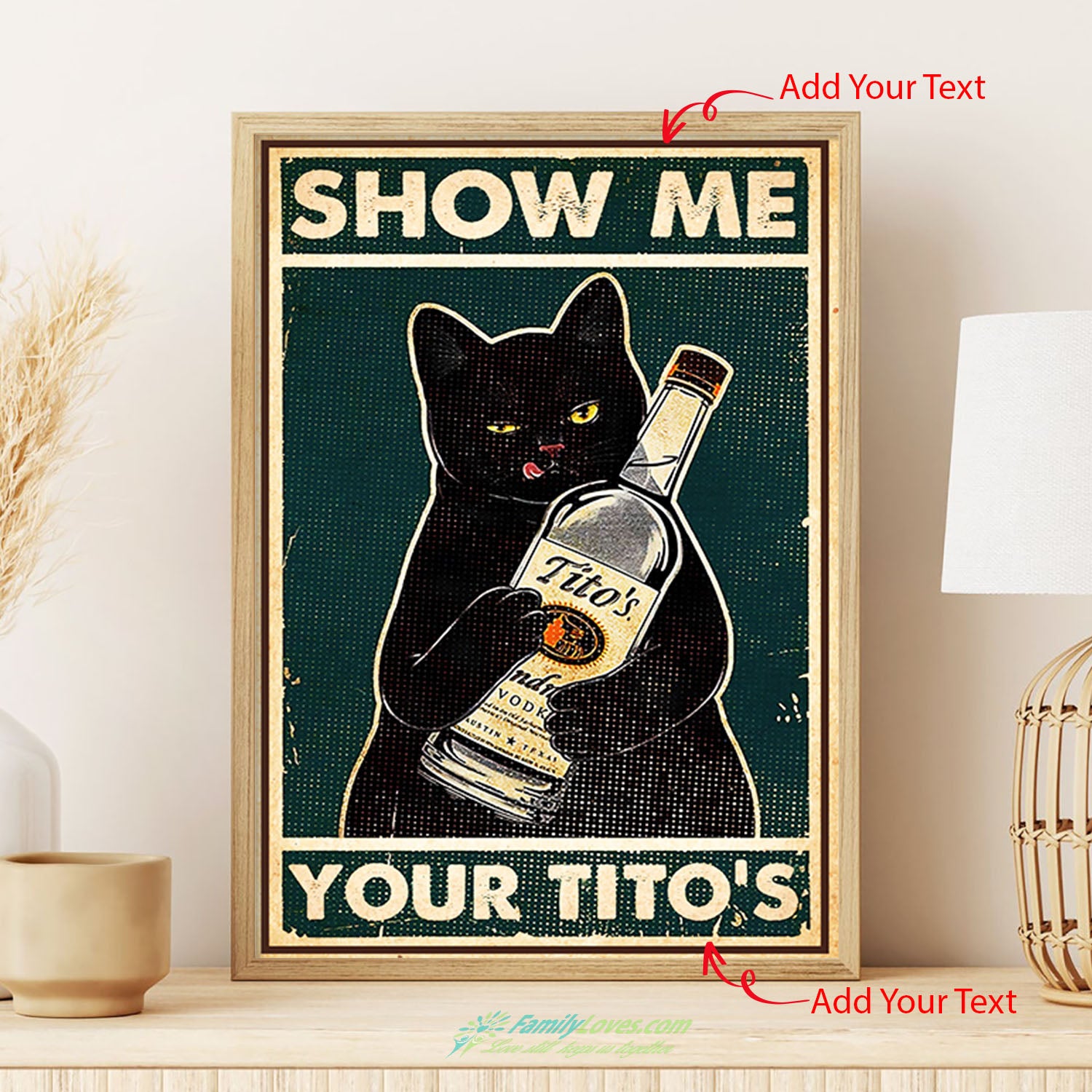 Show Me Your Titos Canvas Art Poster Board All Size 1